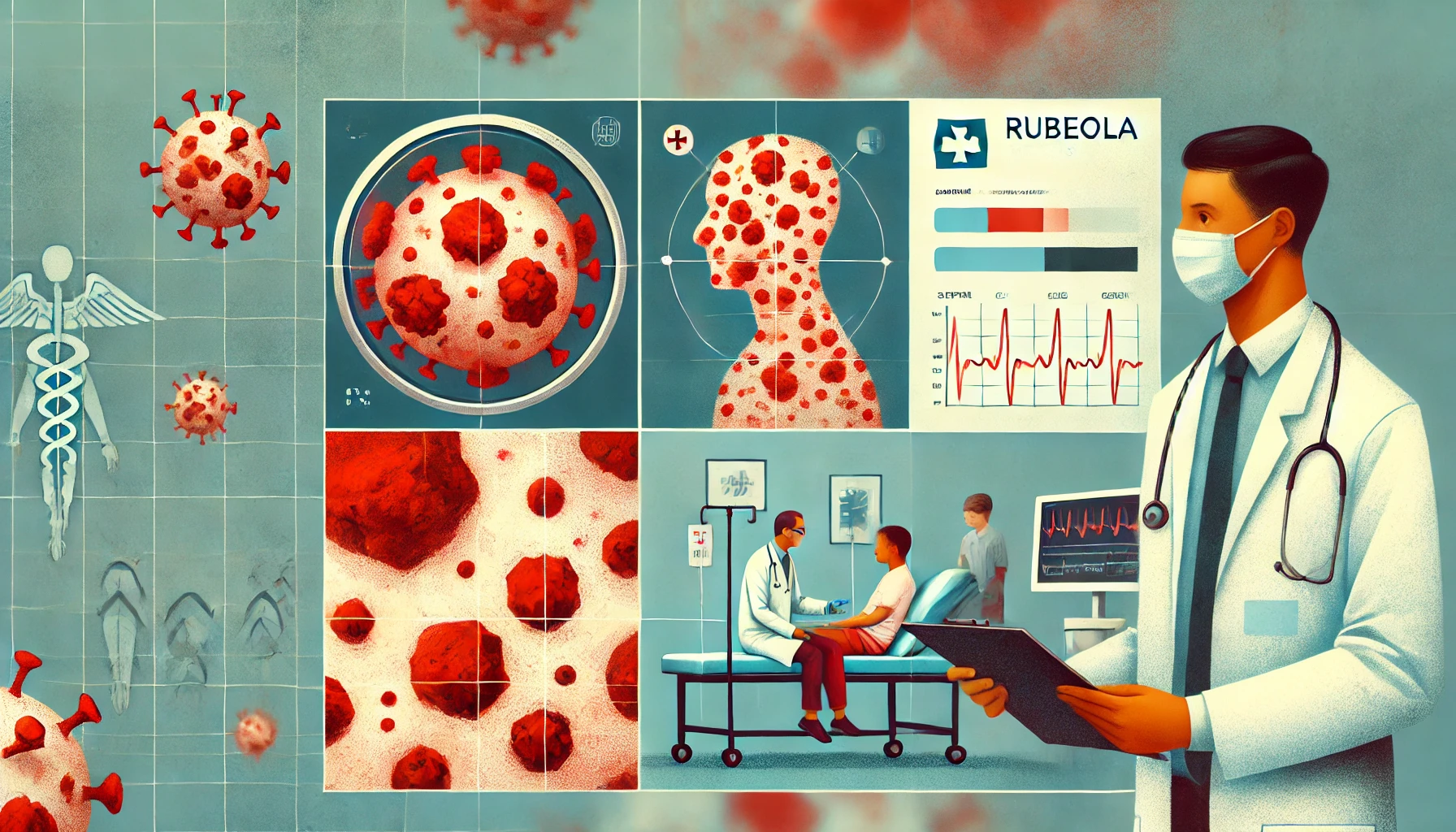 Measles is an acute infectious disease caused by the measles virus, affecting children and unvaccinated adults.